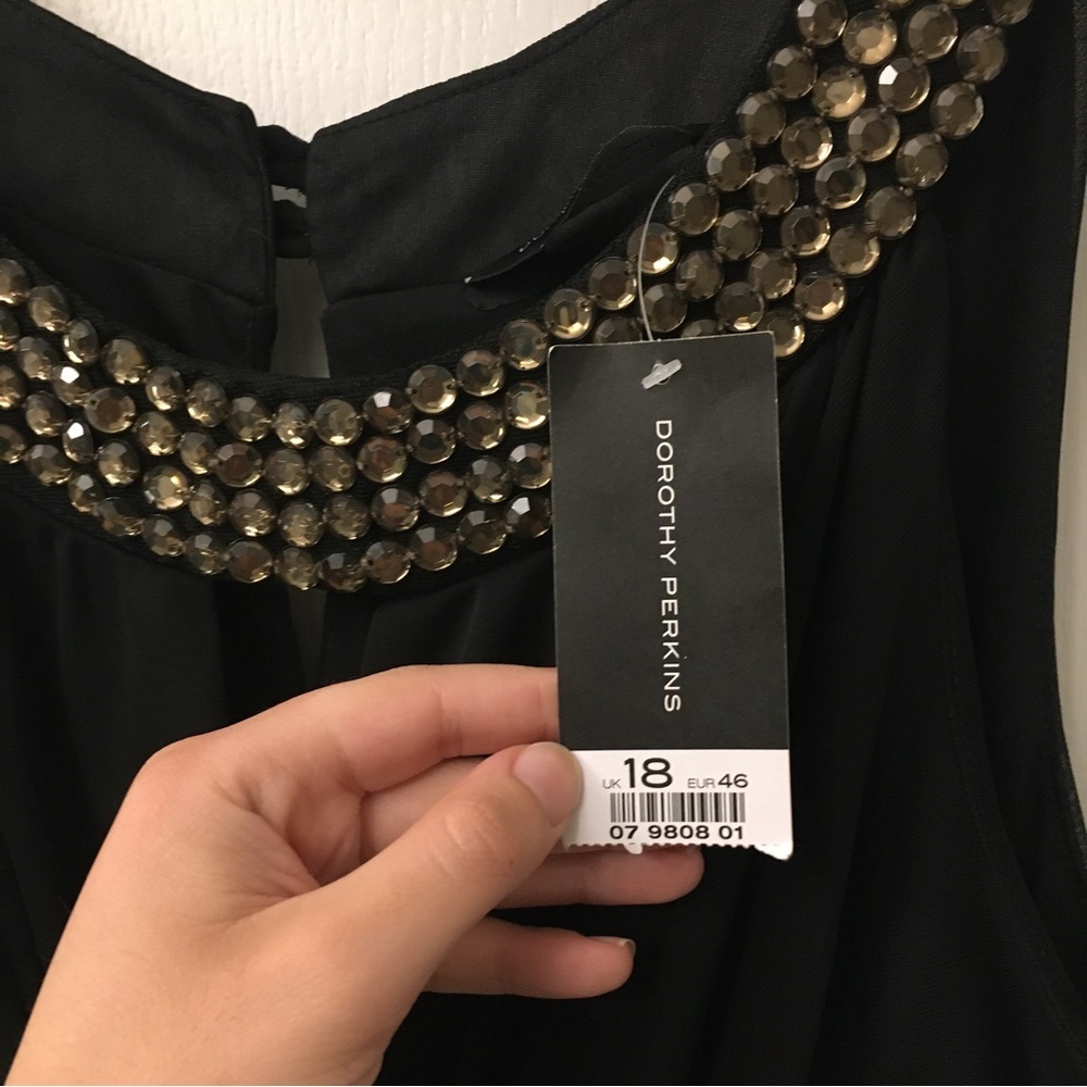 Black Drapery Dress - Picture 10 of 12